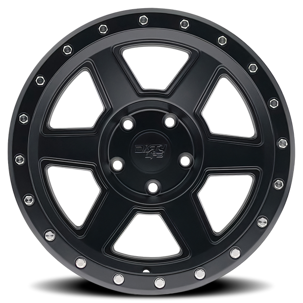 DirtyLife Wheels Compound 9315 Matte Black 18x9 -12mm Offset 5x127 (5x5) | Fits Jeep Wrangler 07-Present and Jeep Gladiator