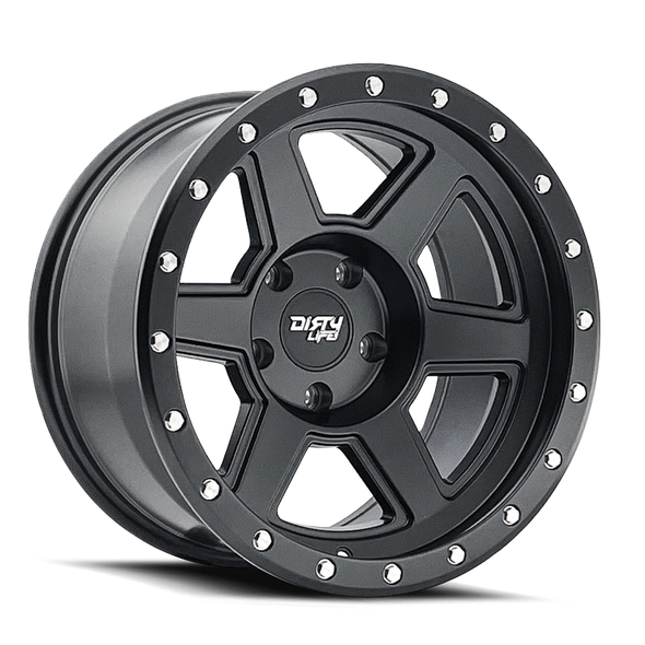 DirtyLife Wheels Compound 9315 Matte Black 17x9 -38mm Offset 8x165.1 (8x6.5) DirtyLife Wheels Compound 9315 Matte Black 17x9 -38mm Offset 8x165.1 (8x6.5)