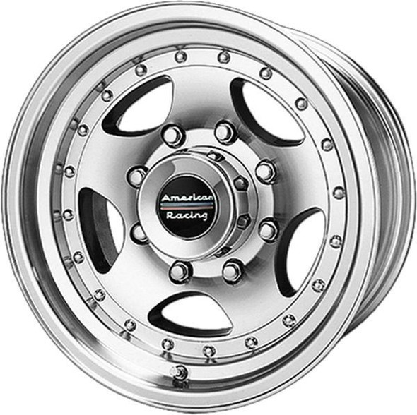 American Racing Wheels AR23 Machined 15x8 -19mm Offset 5x127 (5x5) | Fits Jeep Wrangler 07-Present and Jeep Gladiator