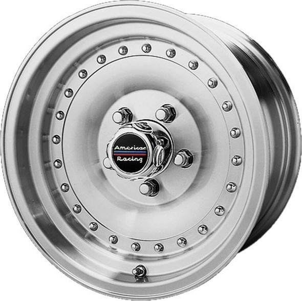 American Racing Wheels Outlaw I AR61 Machined 15x7 -6mm Offset 5x127 (5x5) | Fits Jeep Wrangler 07-Present and Jeep Gladiator