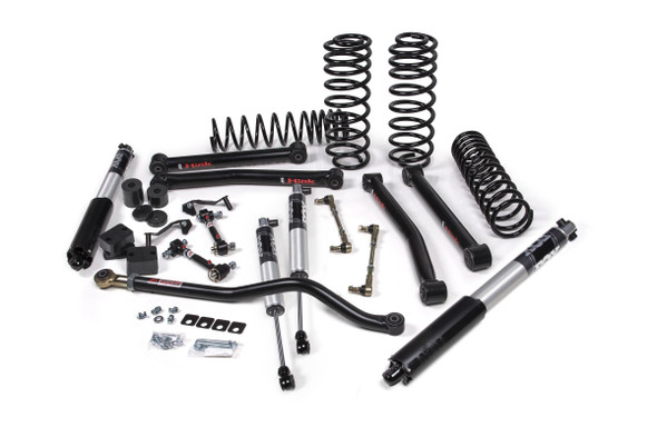 2018-2025 Jeep Wrangler JL J-Konnect 3 Inch Lift Kit 2 Door w/Fox 2.5 Performance Series Shocks HD Rate Coils JSPEC