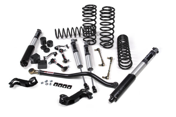 2018-2025 Jeep Wrangler JL J-Kontrol 2.5 Inch Lift Kit 4 Door w/Fox 2.5 Performance Series Shocks HD Rate Coils JSPEC