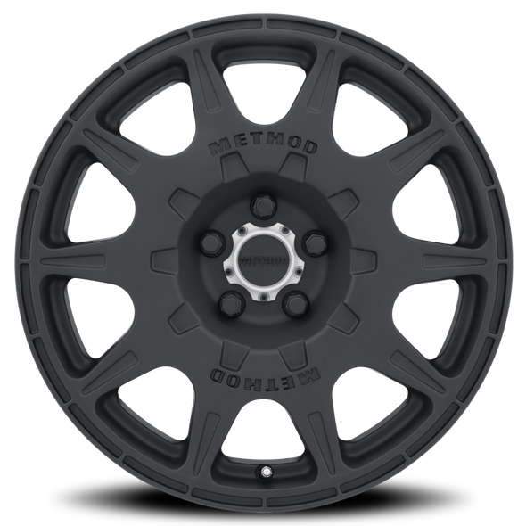 Method MR502 RALLY 17x8 +38mm Offset 5x4.5 67.1mm CB Matte Black Wheel