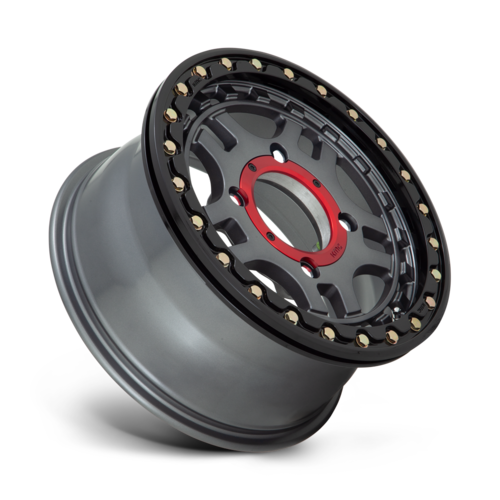 RECON UTV BL 15X7 4X137 G-MTL BLK-RG +38-