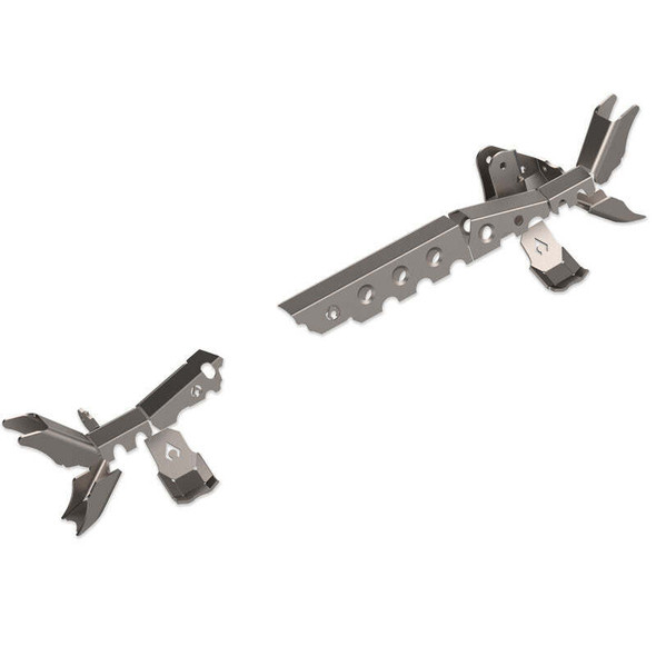 Artec Industries 07-18 Jeep Wrangler JK Apex Front Axle Armor Kit D44 - Raised Tracbar