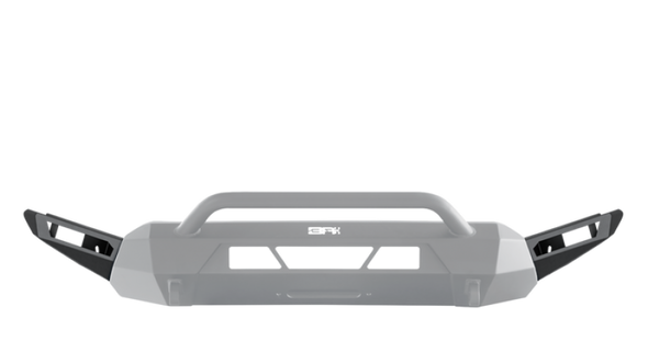 Body Armor 4x4 16-22 Toyota Tacoma HiLine Bumper High Clearance Side Wings (Black)