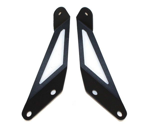 Fishbone Offroad | Jeep JK Hood Light Mount Brackets 07-18 Wrangler JK | Fits Jeep Wrangler JK | fboFB21066
