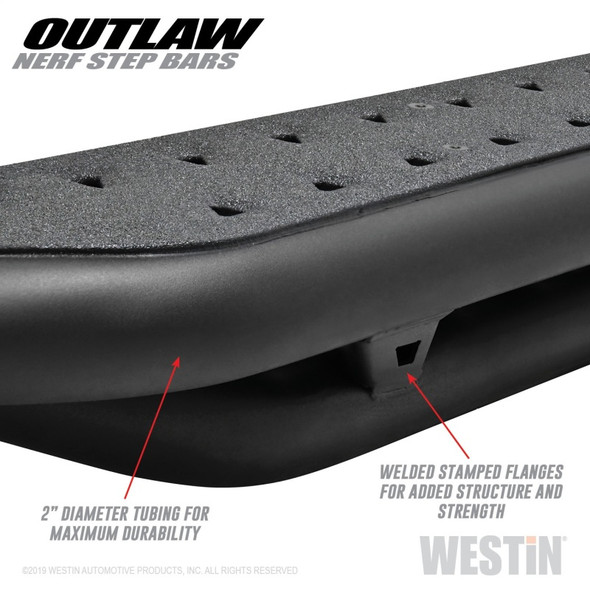 Westin 2019 Dodge Ram Crew Cab ( Excludes 1500 Classic) Outlaw Nerf Step Bars