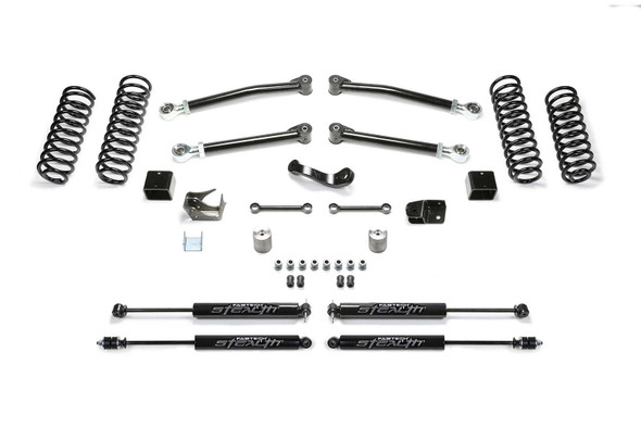 Fabtech | Trail Lift System; 3 in. Lift; w/Stealth Shocks; | Fits Jeep Wrangler JK| fabK4090M