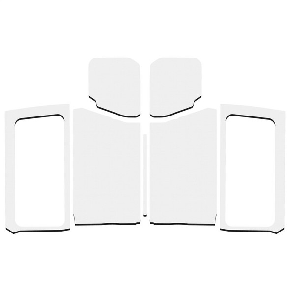 DEI 18-23 Jeep Wrangler JL 2-Door Boom Mat Complete Headliner Kit - 7 Piece - Gray