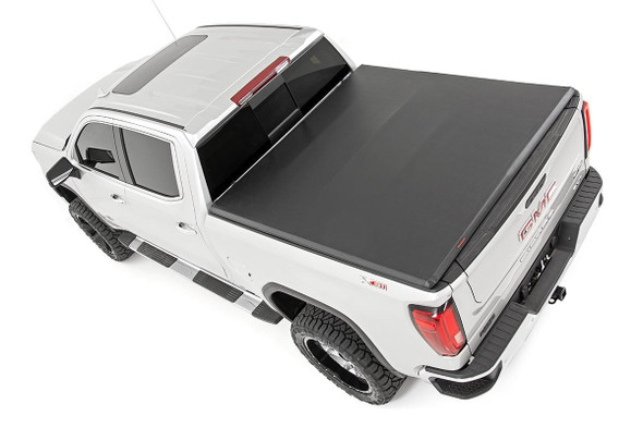 Soft Tri-Fold Bed Cover | 5'10" Bed | Chevy/GMC Sierra 1500 (19-26)/Silverado 1500 (19-26)