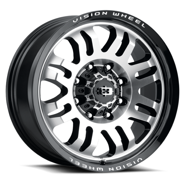 Vision 409 - 20x9.5 - 8x165.1 BP - 12mm Offset - Black Wheel