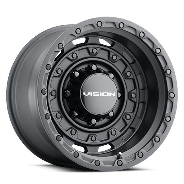 Vision 403 - 20x9.5 - 8x165.1 BP - -18mm Offset - Black Wheel