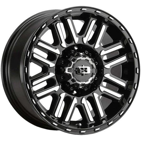 Vision 348 - 16x8 - 8x165.1 BP - 0mm Offset - Black Wheel