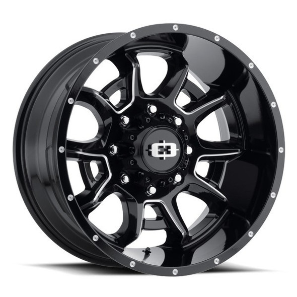 Vision 415 - 20x9 - 8x180 BP - 12mm Offset - Black Wheel