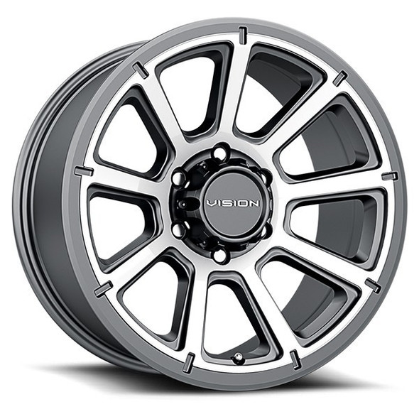 Vision 353 - 18x9 - 6x139.7 BP - 18mm Offset - Gunmetal Wheel