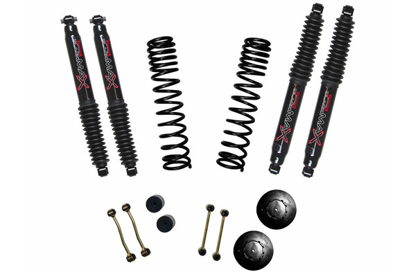 Skyjacker 2.5in Front Coil/1in Rear Spacer Kit w/Shocks |G250RPBLT - JT Rubicon