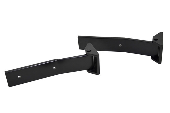 Kentrol Tailgate Hinge Set - Powdercoat Black |50578-Fits Jeep Wrangler JK