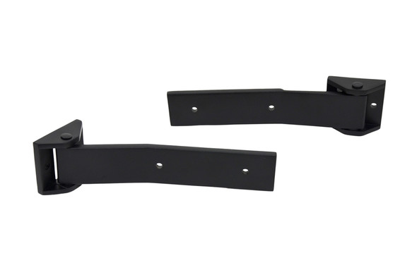 Kentrol Tailgate Hinge Set - Textured Black |80578-Fits Jeep Wrangler JK