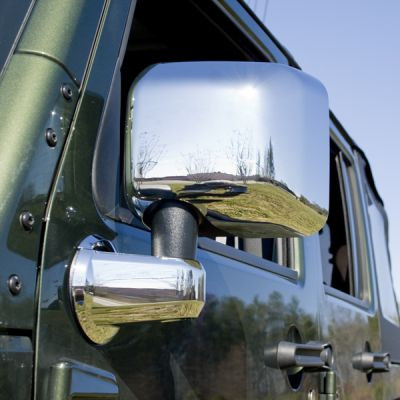 Rugged Ridge Chrome Mirror Cover Kit |13311.03-Fits Jeep Wrangler JK
