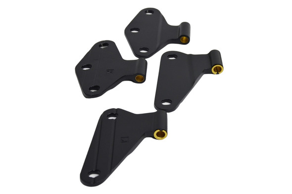 Kentrol 4-Pieces Body Door Hinge Set - Textured Black |80580