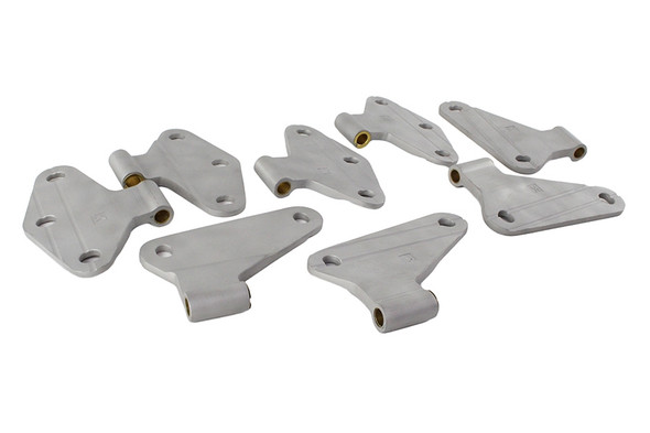 Kentrol 8-Pieces Body Door Hinge Set - Bare |40581