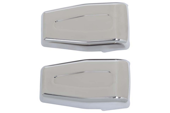 Kentrol Liftgate Hinge Overlay Set - Polished Silver |30018-Fits Jeep Wrangler JK