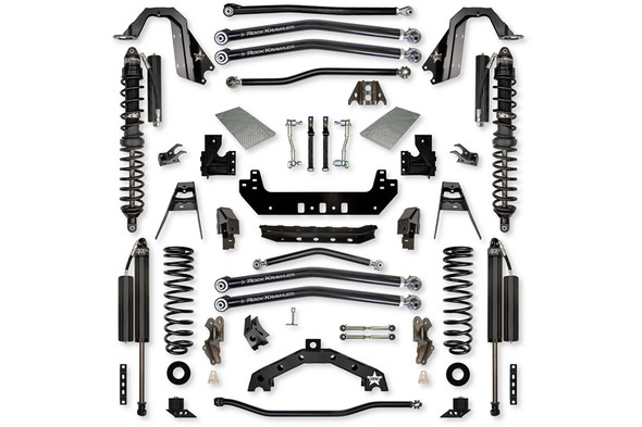 Rock Krawler 3.5in X Factor X2 'No Limits' Long Arm Coil Over Lift Kit |JL35X2NL-392CS