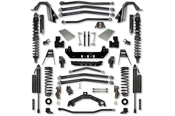 Rock Krawler 4.5in X Factor X2 Long Arm Coil Over Lift Kit |JL45X2LA-2CS