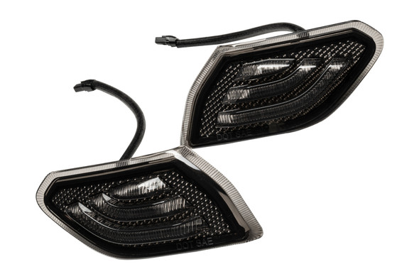 Oracle Smoked Lens LED Front Sidemarkers |5853-504-Fits Jeep Gladiator JT / Jeep Wrangler JL