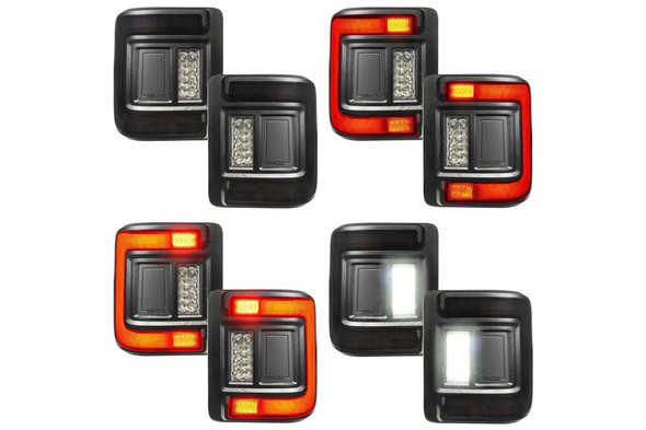 Oracle V2 Flush Mount LED Tail Lights - Tinted Lens |5884-504-T-Fits Jeep Wrangler JL