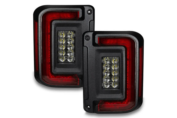 Oracle V2 Flush Mount LED Tail Lights  - Standard Red |5891-504-Fits Jeep Wrangler JK