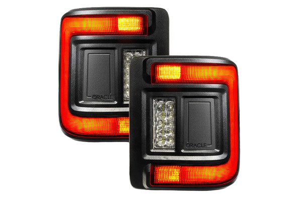 Oracle V2 Flush Mount LED Tail Lights - Standard Red Lens |5884-504-Fits Jeep Wrangler JL