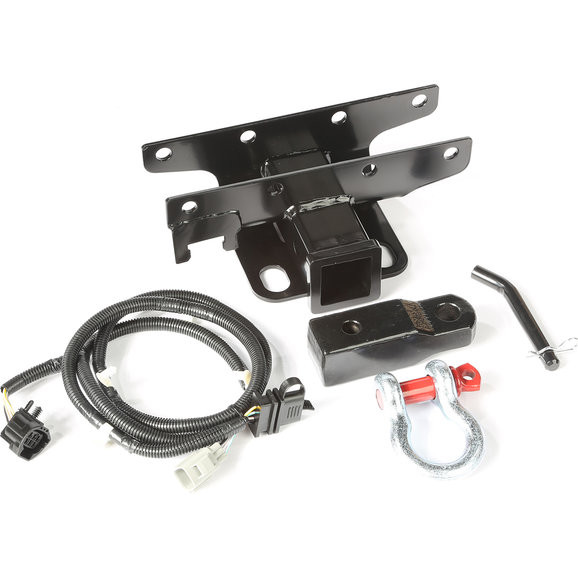 Rugged Ridge Receiver Hitch Kit w/ D-Shackle |11580.62-Fits Jeep Wrangler JK