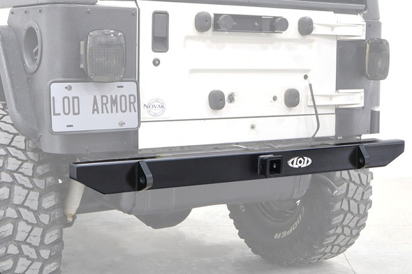 LOD Expedition Rear Bumper Only, Black Texture |JRB9621-Fits Jeep Wrangler TJ / Jeep Wrangler LJ / Jeep Wrangler YJ