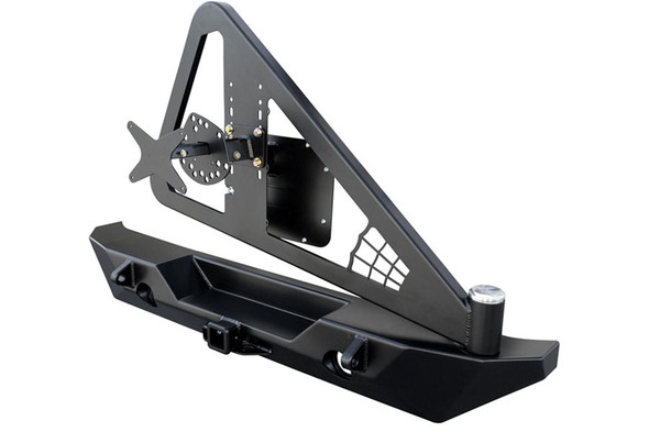 Poison Spyder Rock Brawler II Rear Tire Carrier - Bumper Only |1762020BP1-Fits Jeep Wrangler JK