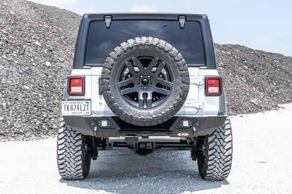 LOD Destroyer Full Width Rear Bumper Only, Black |JRB1841-Fits Jeep Wrangler JL