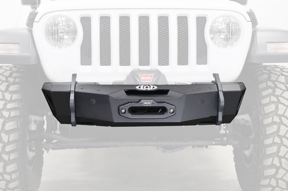 LOD Black Ops Stubby Winch Front Bumper - Black |JFB1883-Fits Jeep Gladiator JT / Jeep Wrangler JL / Jeep Wrangler JK