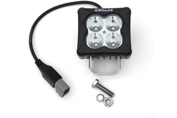 ZROADZ 3-inch LED Light Pod, G2 Series, Bright White, Flood Beam, 1 Piece |Z30BC20W-D3F