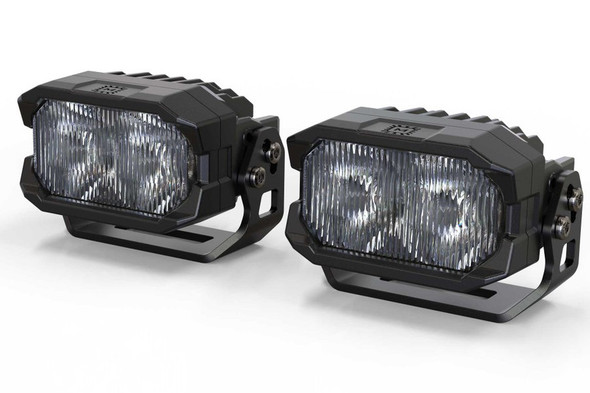 Morimoto 2Banger Off-Road LED Pods, HXB Wide Beam Optics, White |BAF116