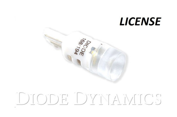 Diode Dynamics License Plate 194 HP5 LED Short Cool White Light, Single |DD0338S-Fits Jeep Wrangler JK / Jeep Wrangler TJ