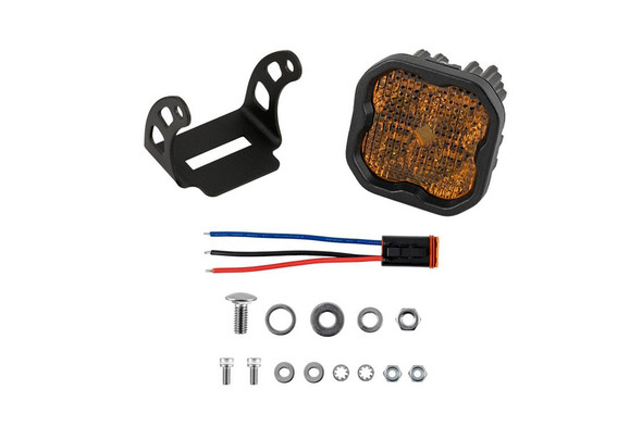 Diode Dynamics SS3 Yellow Pro LED Pod, Combo/Driving - Amber |DD6893S