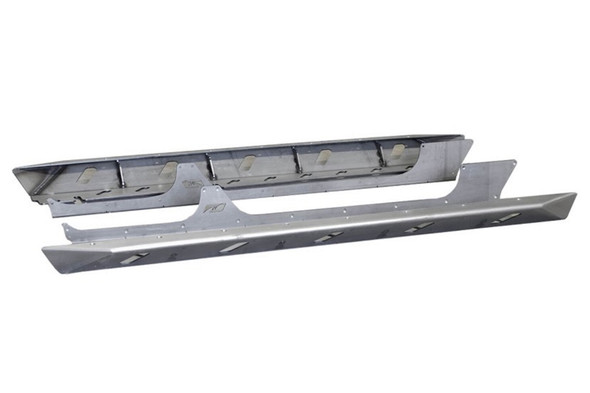 Motobilt Crusher Series Rocker Guards w/ Step - Bare Steel |MB1096