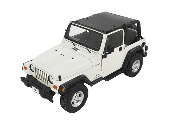 Bestop Safari Style Bikini Top, Black Diamond |52404-35-Fits Jeep Wrangler TJ