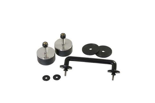 Kentrol Hood Kit, No Hood Catch - Powdercoat Black |50588WHC-Fits Jeep Wrangler JK