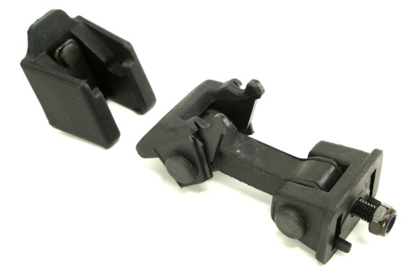 Rugged Ridge Hood Catch and Bracket Set Black |11210.09-Fits Jeep Wrangler TJ / Jeep Wrangler LJ