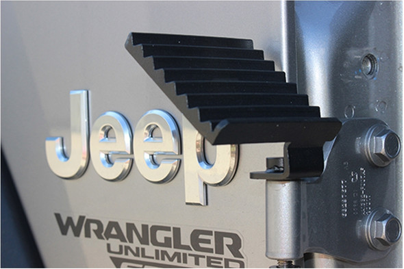 FishBone Offroad Foot Peg Set - Black |FB21082-Fits Jeep Gladiator JT / Jeep Wrangler JL