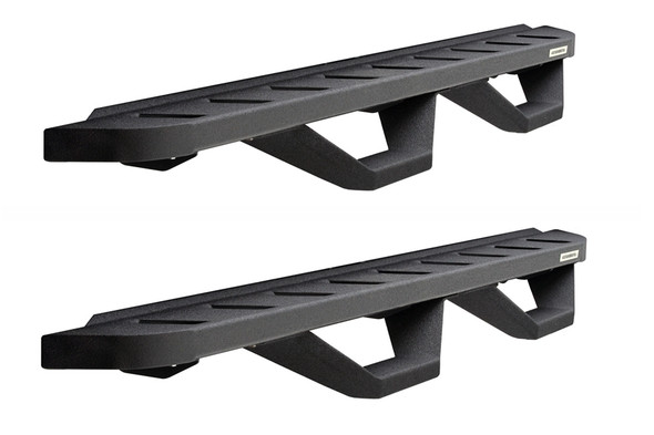 Go Rhino RB10 Running boards w/ Drop Steps - Textured Black |6345067320T