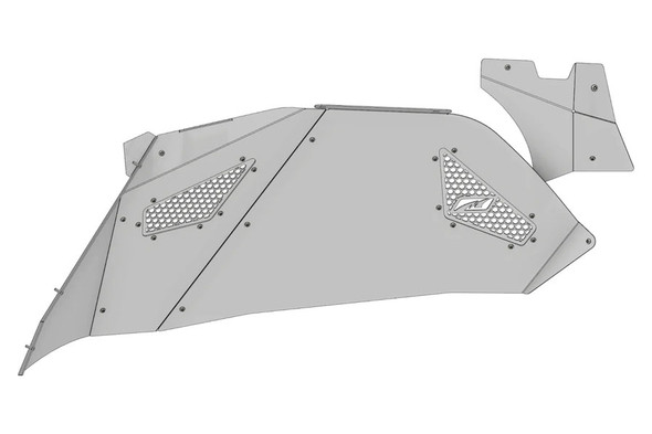 Motobilt Tomahawk Inner Fender for Front Corner Armor System - Blank |MB1274-B-Fits Jeep Wrangler JK