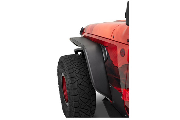 Bestop Granite Series Front Fender Flares - Matte Black |49660-01-Fits Jeep Wrangler JL / Jeep Gladiator JT